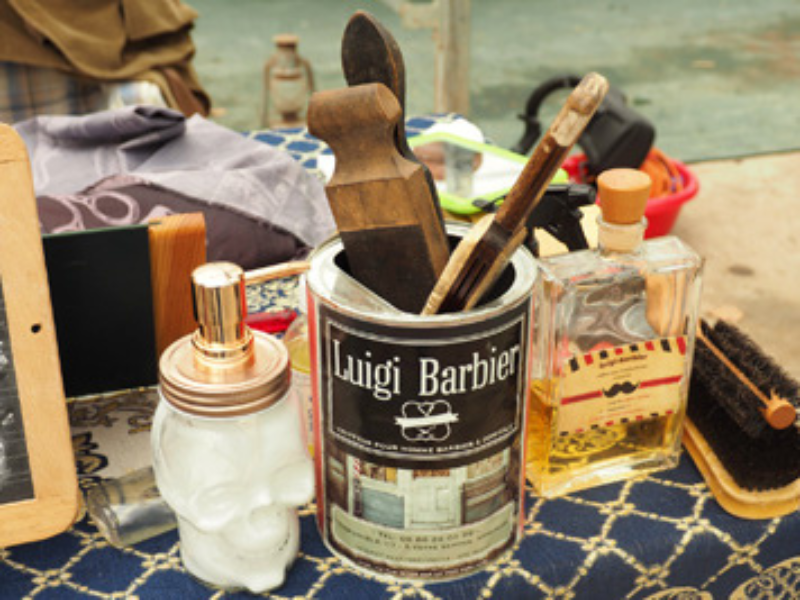 Taillage de barbe soigné chez Luigi Barbier, coiffeur et barbier