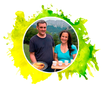 Gaëlle et Alexandre, producteurs à la Ferme de Bartabelle en Isère